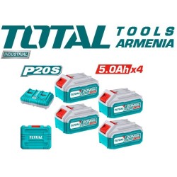 Lithium-ion battery and charger kit