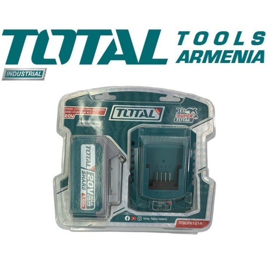 Lithium-ion battery and charger kit