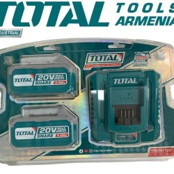 Lithium-ion battery and charger kit