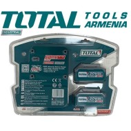 Lithium-ion battery and charger kit
