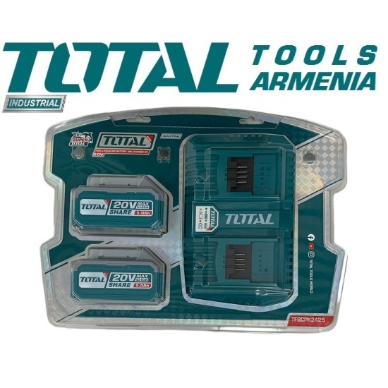Lithium-ion battery and charger kit