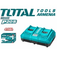 Dual Port Fast Intelligent Charger 20V