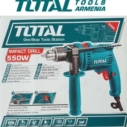 Electric Impact Drill /  550 W / 0–3000 rpm / 13 mm / 43200 bpm