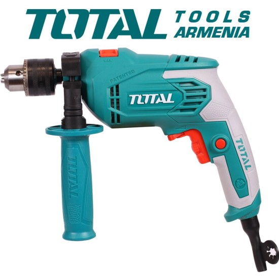 Electric Impact Drill / 750 W / 0–3000 rpm / 13 mm / 48000 bpm Electric Impact Drill / 750 W / 0–3000 rpm / 13 mm / 48000 bpm