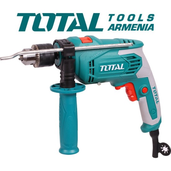 Electric Impact Drill / 650 W / 0–3000 rpm / 13 mm / 48000 bpm Electric Impact Drill / 650 W / 0–3000 rpm / 13 mm / 48000 bpm