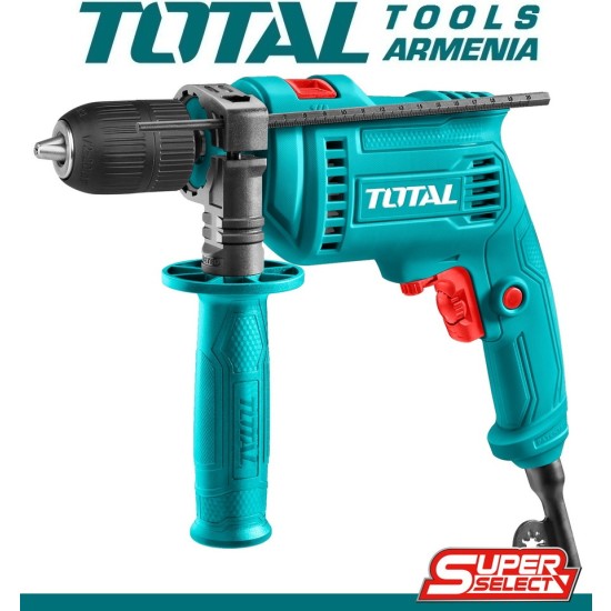 Electric Impact Drill / Key less chuck / 680 W / 0–3000 rpm / 13 mm / 48000 bpm Electric Impact Drill / Key less chuck / 680 W / 0–3000 rpm / 13 mm / 48000 bpm