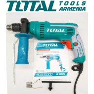 Electric Impact Drill / 810 W / 0– 2800 rpm / 13 mm / 44800 bpm
