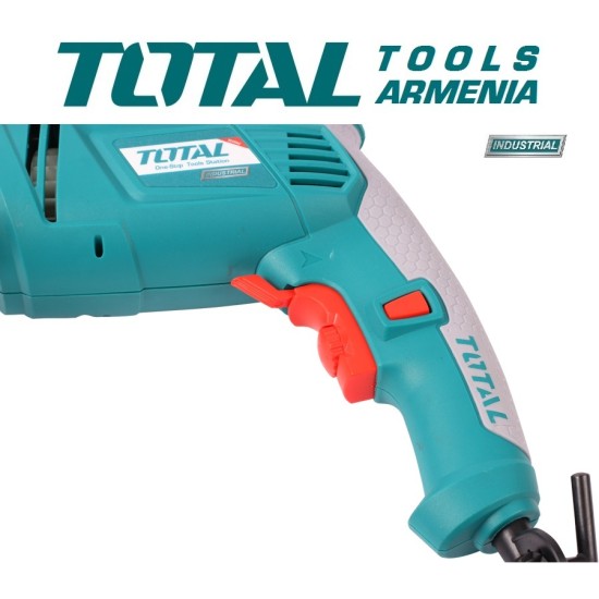 Electric Impact Drill / 1010 W / 0–2800 rpm / 13 mm / 44800 bpm / INDUSTRIAL Electric Impact Drill / 1010 W / 0–2800 rpm / 13 mm / 44800 bpm / INDUSTRIAL