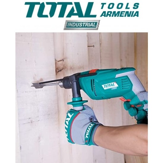 Electric Impact Drill/850 W/0–2700 rpm/13 mm/43200 bpm/INDUSTRIAL Electric Impact Drill/850 W/0–2700 rpm/13 mm/43200 bpm/INDUSTRIAL