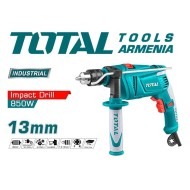 Electric Impact Drill/850 W/0–2700 rpm/13 mm/43200 bpm/INDUSTRIAL