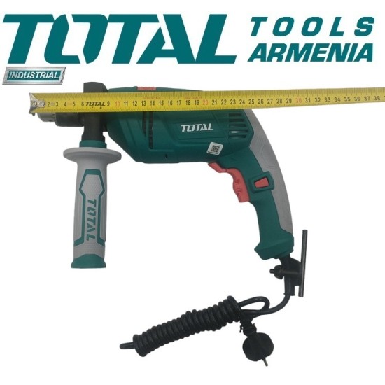 Electric Impact Drill/850 W/0–2700 rpm/13 mm/43200 bpm/INDUSTRIAL
