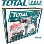 Electric Impact Drill /  1010 W / 0–2800 rpm / 13 mm / 44800 bpm / INDUSTRIAL