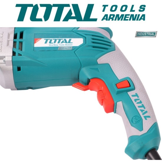 Electric Impact Drill / 1010 W / 0–2800 rpm / 13 mm / 44800 bpm / INDUSTRIAL Electric Impact Drill / 1010 W / 0–2800 rpm / 13 mm / 44800 bpm / INDUSTRIAL
