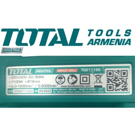Impact drill 1100 W