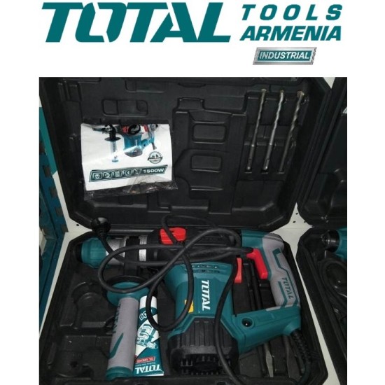 Electric Rotary Hammer/SDS Plus/1500 W/5,5 J/INDUSTRIAL Electric Rotary Hammer/SDS Plus/1500 W/5,5 J/INDUSTRIAL