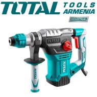 Electric Rotary Hammer/SDS Plus/1500 W/5,5 J/Metal cover /4 functions/INDUSTRIAL