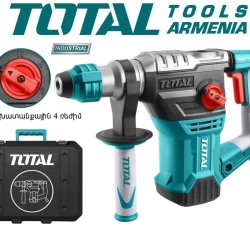 Electric Rotary Hammer/SDS Plus/1500 W/5,5 J/Metal cover /4 functions/INDUSTRIAL