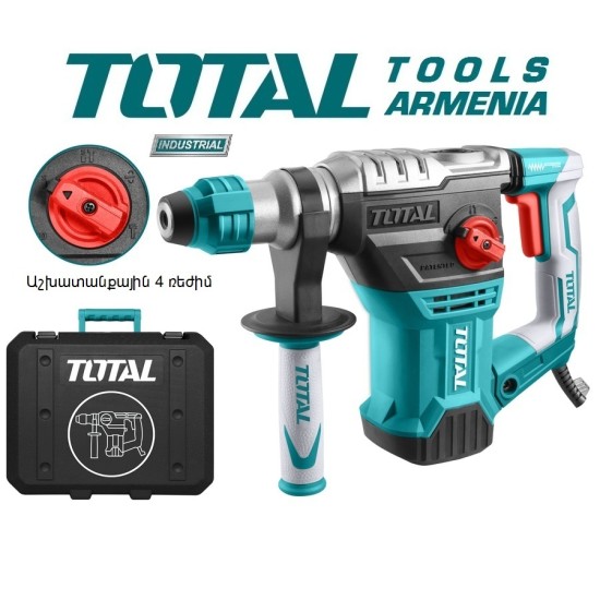Electric Rotary Hammer/SDS Plus/1500 W/5,5 J/Metal cover /4 functions/INDUSTRIAL Electric Rotary Hammer/SDS Plus/1500 W/5,5 J/Metal cover /4 functions/INDUSTRIAL