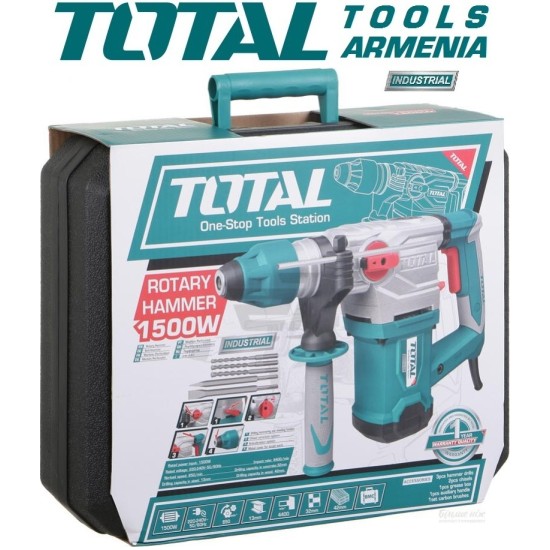 Electric Rotary Hammer/SDS Plus/1500 W/5,5 J/Metal cover /INDUSTRIAL Electric Rotary Hammer/SDS Plus/1500 W/5,5 J/Metal cover /INDUSTRIAL