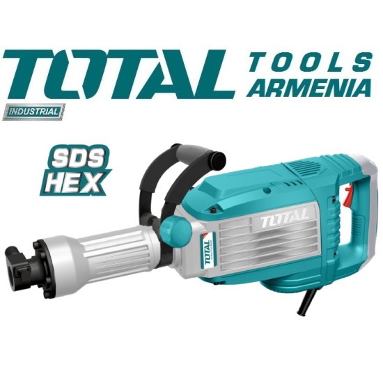 Electric Demolition Breaker / SDS HEX / 1700 W / 50 J / INDUSTRIAL Electric Demolition Breaker / SDS HEX / 1700 W / 50 J / INDUSTRIAL