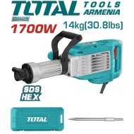 Electric Demolition Breaker / SDS HEX / 1700 W / 50 J / INDUSTRIAL