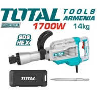 Electric Demolition Breaker / SDS HEX / 1700 W / 45 J / INDUSTRIAL