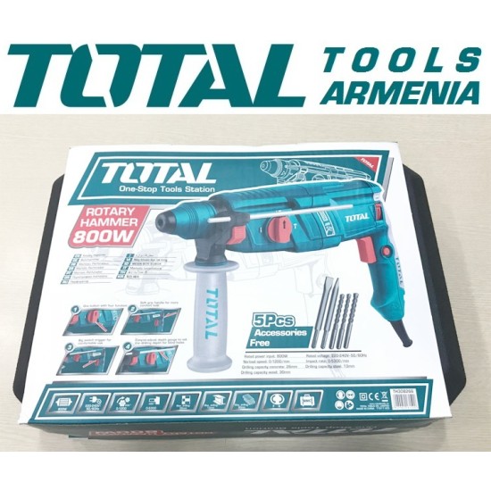 Electric Rotary Hammer / SDS Plus / 800W / 2,5 J Electric Rotary Hammer / SDS Plus / 800W / 2,5 J