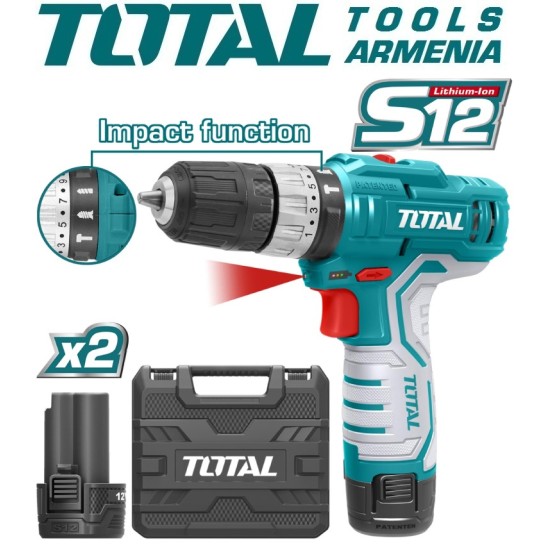 Cordless Impact Drill 12V / 1.5A Cordless Impact Drill 12V / 1.5A