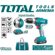 Cordless Impact Drill- Screwdriver 12V/1,5A/ 25 Nm +1 battery
