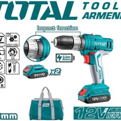 Cordless Impact Drill- Screwdriver 12V/1,5A/ 25 Nm +1 battery