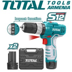 Cordless Impact Drill- Screwdriver /S-12V / 1.5A / 20Nm /+1 Battery