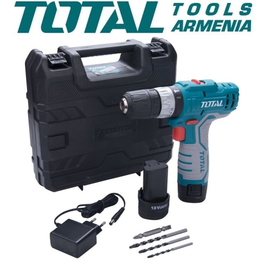 Cordless Impact Drill- Screwdriver /S-12V / 1.5A / 20Nm /+1 Battery Cordless Impact Drill- Screwdriver /S-12V / 1.5A / 20Nm /+1 Battery