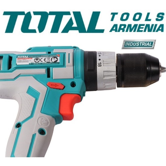 Cordless Impact Drill- Screwdriver / 20V / 2A / 55Nm /+1 Battery / INDUSTRIAL Cordless Impact Drill- Screwdriver / 20V / 2A / 55Nm /+1 Battery / INDUSTRIAL