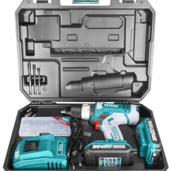 Cordless Impact Drill- Screwdriver / 20V / 2A / 55Nm /+1 Battery / INDUSTRIAL