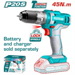 Cordless impact drill 20V /45 Nm