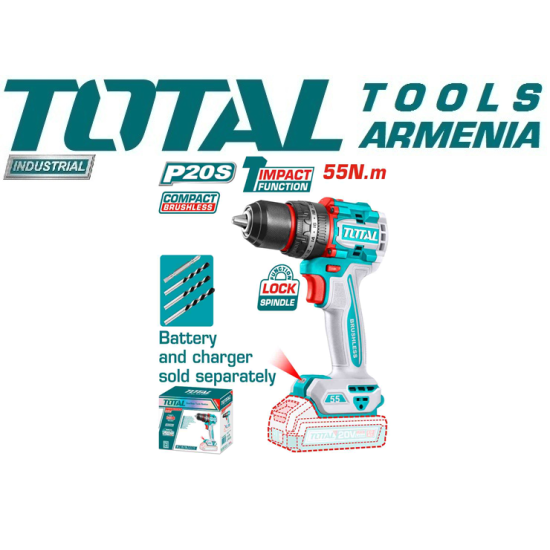 Compact Brushless Cordless Impact Drill Compact Brushless Cordless Impact Drill