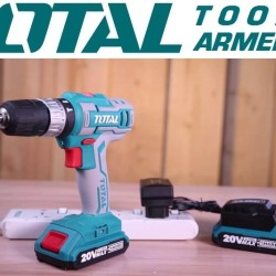 Cordless Impact Drill- Screwdriver / 20V / 2A / 60Nm / + 2 Battery