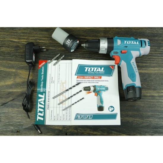 Cordless Impact Drill- Screwdriver 12V/1,5A/20Nm +1 battery Cordless Impact Drill- Screwdriver 12V/1,5A/20Nm +1 battery