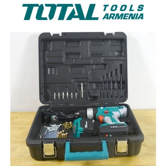 Cordless Impact Drill- Screwdriver 18V/1.5A/30Nm +1 battery Cordless Impact Drill- Screwdriver 18V/1.5A/30Nm +1 battery