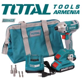 Հարվածային պտուտակահան մարտկոցով 20 Վ/2Ա/170 Նմ /+ 1 մարտկոց / Արտադրական (INDUSTRIAL)
