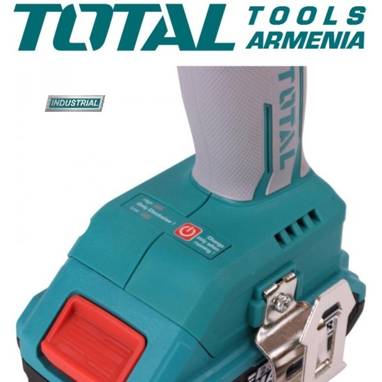 Cordless Impact Drill- Screwdriver 20V/2A/170 Nm / +1 battery / INDUSTRIAL Cordless Impact Drill- Screwdriver 20V/2A/170 Nm / +1 battery / INDUSTRIAL