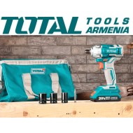 Li-ion impact wrench 20V / 220 Nm / 1/2 inch