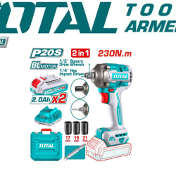 Cordless Impact Drill- Screwdriver 20V/2A/170 Nm / +1 battery / INDUSTRIAL