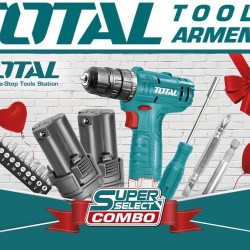 Lithium-ion drill 12V set