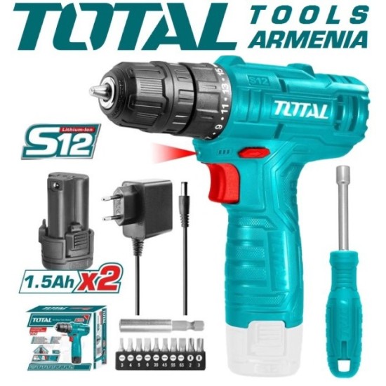 Lithium-ion drill 12V set Lithium-ion drill 12V set