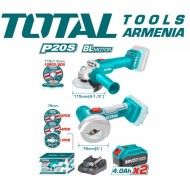 20V angle grinder and cut-off tool