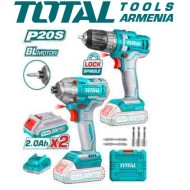 Set of drill and impact driver 20V