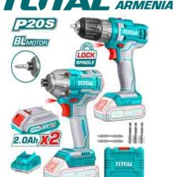 Set of drill and impact driver 20V