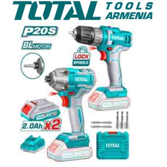 Set of drill and impact driver 20V Set of drill and impact driver 20V