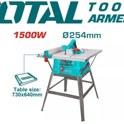 Electric saw with table 1500W 254mm